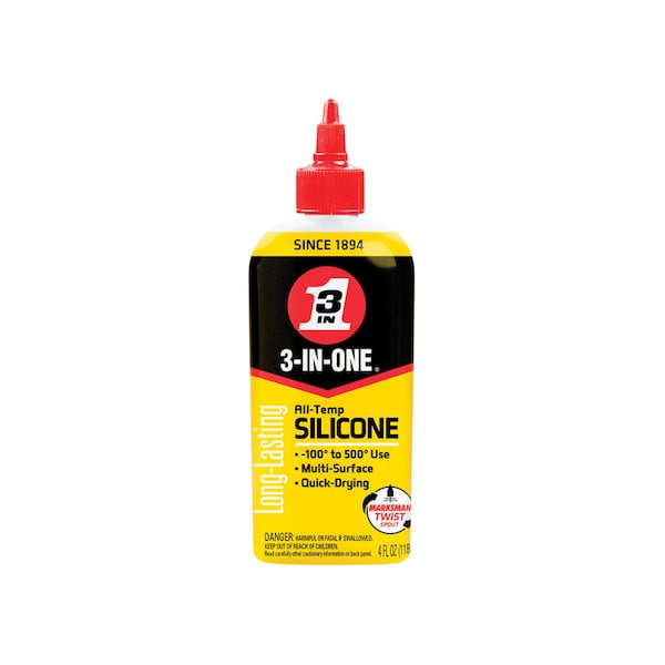Wd-40 3-IN-ONE Silicone Lubricant 4 oz 120008 - main